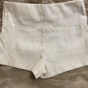 Cute white lace short